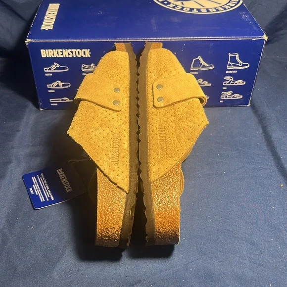 Birkenstock- Madrid, dotted tan, Velcro, 7 women - Picture 3 of 5